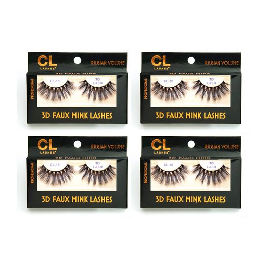 CL 3D Faux Mink Lashes (4packs) (#10)