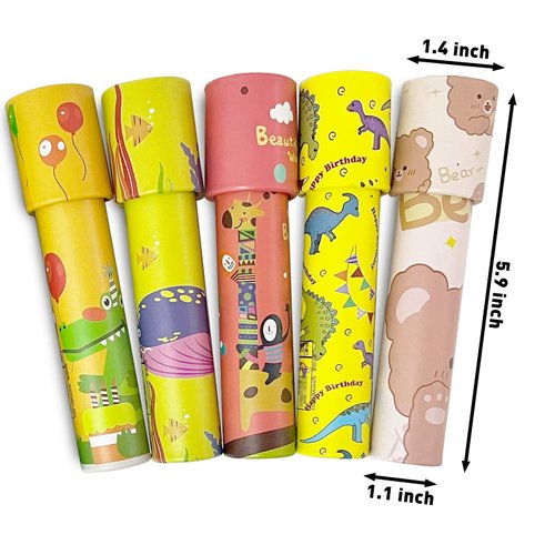 Juuxncgv 20 PCS Classic Retro Kaleidoscope Toys,Cute Educational Kaleidoscope Toy for Goodie Bag Stuffers,Kids,Party Favors,Birthday Returns Gifts, School Carnival Prizes,Classroom Prizes