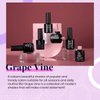 Beetles Gel Nail Polish Kit- 6 Colors Gel Polish Set Purple Glitter Nail Polish Soak Off Uv LED Gel Nail Kit Nail Art Manicure Gifts for Women Girlfriend Christmas Gift