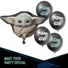 Baby Yoda Themed Happy Birthday Party Balloons Kit, Latex & Foil Balloons with The Child , 19 Balloon set, Perfect for Birthday days, garland, favors & Mandalorian Decorations or Star Wars Supplies