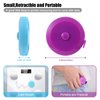 Tape Measure Body Measuring Tape, Retractable 60 Inch Soft Mini Measuring Tape, Small Sewing Fabric Tape Measurer for Cloth Waist Medical Nursing Craft(3 Pack/Pink Purple Sky Blue)