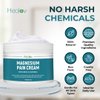 Magnesium Cream – Pure Soothing Magnesium Lotion for Pain Relief & Relaxation, Better Sleep, Muscle Health, Leg & Joint Care – Natural Magnesium Body Lotion for Feet – Non-Greasy, Safe, Easy to Use