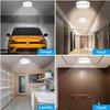 WhitePoplar Motion Sensor Ceiling Light Battery Operated, Wireless Motion Activated LED Light 300LM White Indoor Lights for Closet Cordless Stair Hallway Bedroom Pantry Shed Shower Light