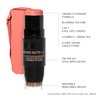 Nudestix Nudies Matte Lux Cream Blush 3-in-1 All Over Face Colour For Cheeks Eyes and Lips w/Blending Blush (Pretty Peachy)