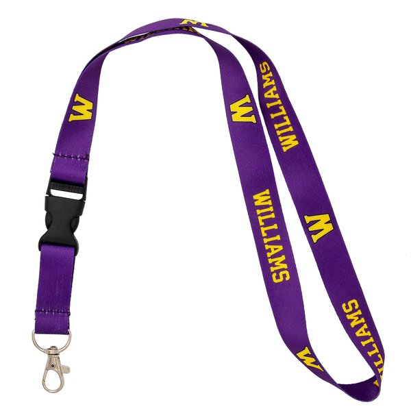 Desert Cactus Williams College Lanyard Ephs Car Keys ID Badge Holder Keychain Detachable Breakaway Snap Buckle (Purple)