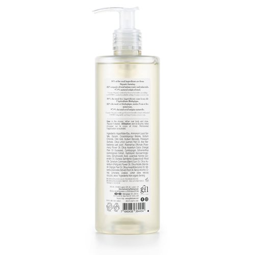 THE RERUM NATURA Organic Certified Body Wash with Citrus Rind and Enhanced with Guaiac Wood for Daily Hygiene- Made in Italy with 100% Recycled Bottle (12.84 Fl oz)