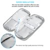 YOUSHARES Insulin Travel Case - Insulin Cooler Bag for Pen, Medicine, Pen Glucose Meter and Other Diabetic Supplies（Grey,Bag Only