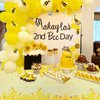 PHOGARY 3 Pack Bee Tablecloth Bumblebee Plastic Tablecloths, Disposable Tablecloth, Honey Bees Bumble Bee Gender Reveal Table Cover for Birthday Baby Shower Garden Party Supplies Table Decoration