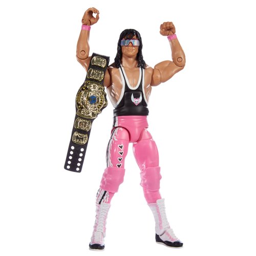 WWE Wrestlemania Flashback Elite Bret Hart Action Figure