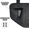 Nxtrnd Football Back Plate, Professional Football Backplates for Shoulder Pads (Matte Black, Adult)