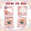 Casciybo Hippie Temporary Tattoos for Women Men, 10 Sheets 70’s Groovy Hippie Love and Peace Rainbow Waterproof Fake Tattoo Stickers for Adult Kids Birthday Party Favors Supplies Gifts