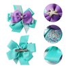 Mermaid Hair Bow Clip for Girls Women 6 Inch Big Princess Costume Dress Up Accessories Halloween Christmas Birthday Party Supplies