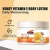 Grospe Body Lotion for Dry Skin Natural Honey Skin Moisturizing Cream with Manuka Honey Essence Long-lasting 48-Hour Hydration for Men & Women Body Cream for Autumn and Winter,140g/4.9fl oz