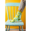 Karma Bee Yourself Crew Socks - Cute and Funny Socks for Women - Bright and Colorful Designs - One Size Fits Most - Bee Yourself