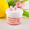 Generic Pink Butter Slime, Lollipop and Round Bunny Add Ins, Super Soft and Non-Sticky, Birthday Gift, Party Favors for Girls Boys, DIY Scented Stretchy Slime Toy(7oz)