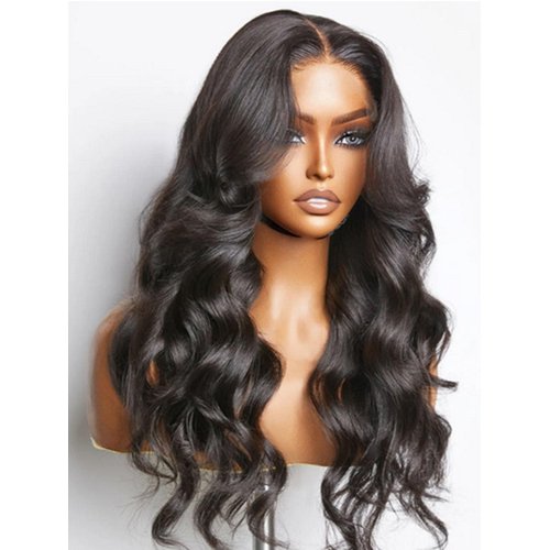 250 density human hair wig 13x4 HD Lace Front Wigs Human Hair Pre Plucked glueless wigs human hair Body Wave Wigs Human Hair Wigs For Black Women Frontal Wigs Human Hair Bleached Knots 20 Inch