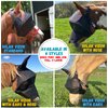 Solar Vizor Horse Fly Mask with Ears (Size Mini),100% UV Eye Protection for Horses with Uveitis, Photosensitivity, Ulcer, Head Shaking, Solid Durable EVA Lining Across The top Half of The Solar Vizor