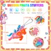PICcircuit Kids Party Favors Fidget Toys Bulk 30 Pack Mini Pop Fidget Keychain Its,Unicorn Party Favors Unicorn Keychains Toys Unicorn Pinata Stuffers Birthday Party Favors Small Classroom Prizes