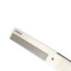 Airisland Folding Beard Comb Stainless Steel EDC Wallet Comb Pocket Comb Anti-Static Hair Comb Bread Mustache Comb for Man