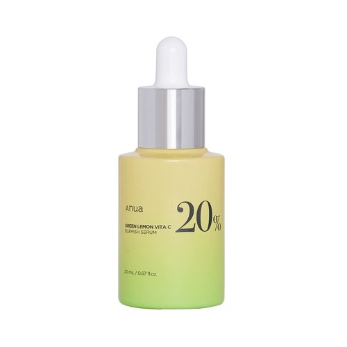 Anua Green Lemon Vitamin C Serum with Vitamin E, Hyaluronic & Ferulic Acid 0.67 fl.oz / 20ml
