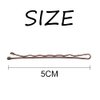 Dofash Women's Braided Good Hair set 102counts set (Bobby pins 60pcs + Hyper Elastics ties 30pcs + Snap hair clips (Brown)