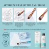 STARVINA Nail Brush Cleaner 3 IN 1 Nail Brush Conditioner Cleaner Restorer Poly Gel Slip Solution, For Solid Gel Nail Polish Dip Powder Gel Kolinsky Sable Acrylic Nail Brush Salon at Home 120ml