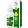 Organic Ear Oil for Ear Infection - Natural Eardrops for Ear Pain, Swimmer's Ear & Wax Removal - Kids, Adults, Baby & Dog Earache Remedy - Ear Drops with Mullein, Garlic Made in USA (0.5 Oz)