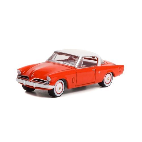 Greenlight 1953 Studebaker Starliner Red with White Top USPS (United States Postal Service) America on The Move Hobby Exclusive Series 1/64 Diecast Model Car