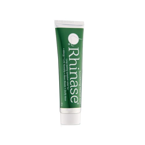 Rhinase Allergy Relief Lubricating Nasal Gel – Steroid Free, Dual Wetting Agent & Salt Formulation (1 oz.) for Nasal Dryness Nosebleeds Saline Gel for Nose…