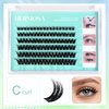 Hermosa Roseville Radiance imPRESS False False Eyelashes, Vegan Mink Eyelashes with 54 Clusters, 100% Handmade Faux Mink Materials with Natural Looking and Black Cotton Band, Easy Apply HMFD21