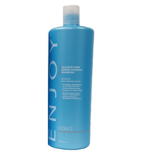ENJOY Hair Care Super Hydrate Shampoo, Shampoo For Color Treated Hair, Shampoo for Men and Women, Curly Hair Shampoo - 33.8 Fl Oz
