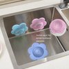 Wild Tribe Bathtub and Shower Drain Protectors with Suction Cups Easiest Hair Catchers Soft Silicone 4 flower