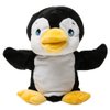 HollyHOME Plush Zoo Friends Hand Puppet Animal Puppet Penguin for Kids Storytime 14 Inches Black