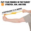 Jishi Chicken Finger Slingshot 12-Pack Flying Rubber Chickens Sling Shot Toys Bulk, Silly Novelty Party Favors, Funny Gag Gifts for Kids Teens Adults, Easter Christmas Birthday Goodie Bag Stuffers