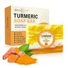 DERMAXGEN Organic TURMERIC Soap Bar | Pure Natural Handcrafted Skincare, Face & Body Cleanser | Blemish Control, Reduce Acne, Radiant Skin, Evens Tone, Fades Scars, Sun Damage, Age Spots (7 OZ)