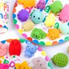 100 Pcs Mochi Squeeze Toys (Random) Kawaii Mochi Squishies Toy for Kids, Mini Soft Stress Relief Toy for Birthday Party Favors, Easter Egg Fillers, Classroom Prize, Pinata Loot Goodie Bag Filler