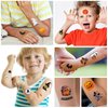 20 Sheets Halloween Temporary Tattoos Stickers Witch Tattoos Stickers Birthday Themed Party Supplies Decoration Favors Cartoon Cute Sticker for Kids Boys Class Prizes Carnival Christmas Rewards