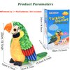 JOCOUNY Toddler Toys - Talking Parrot Repeats What You Said, Interactive Toy Electronic Stuffed Animals Plush Pet Doll for Babies Kids Boys Girls Party Birthday