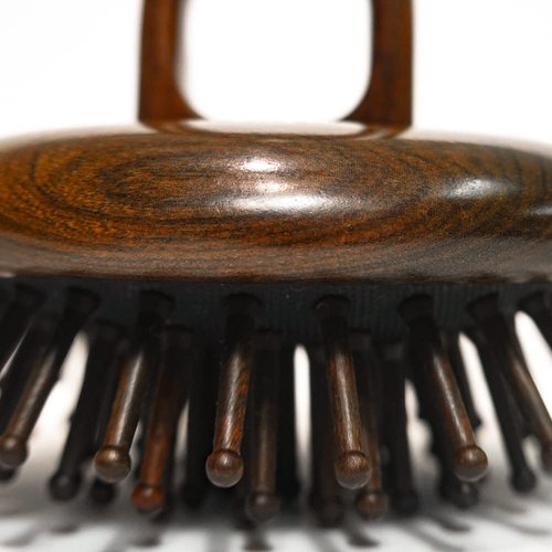 TAN MUJIANG Massage Hair Comb Hair Brush Round Shape (Round Shape Cushion Brush)
