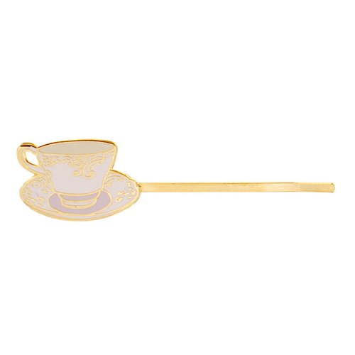 Jane Austen 3 Hair Pins Set - Cup and Saucer, Austen Novels, and Evening Gown