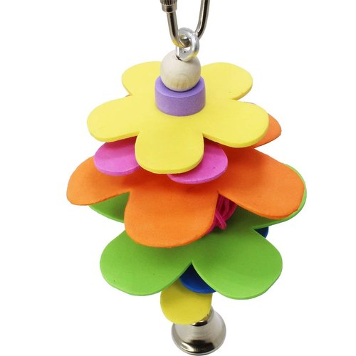 Bonka Bird Toys 1573 Small Foraging Flower Bird Toy Cockatiel Parakeet