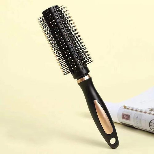 Reazana Anti-Static Detangler Hair Brushes Detangling Hairbrush Blow Drying Brushes Comb for Men and Women All Wet or Dry Hair Types Styling Nylon Bristle Pins Massage Hair Brushes - Round