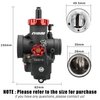 NIBBI Replacement High Performance PE28mm 250cc Carburetor with Carb Jets, Fit 200cc-250cc YAMAHA KAWASAKI SUZUKI Apollo SSR TTR KYMCO SYM TAOTAO ATV Dirt Bike Pit Bike GY6 Motorcycle Scooter Moped.