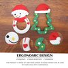 Baby Teething Toys, Silicone Teether for Babies, Soothing Teething Pain Relief, Baby Teethers Chew Toys Christmas Toys Toddlers Gift (Snowman)