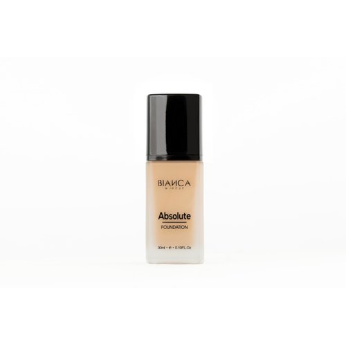 Absolute Foundation | Bianca Makeup | Liquid Foundation with Full Coverage | Shine and Oil Control | 24-hour Wear | Water and Humidity Resistant | Various Shades (Sand, 0.10 Fl Oz)