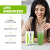 Zantrex SkinnyStix Energy Powder – GLP-1 Support, Boost Mood – 10 Calories – Yerba Mate, Coffee Bean – 15 Stix, Lime