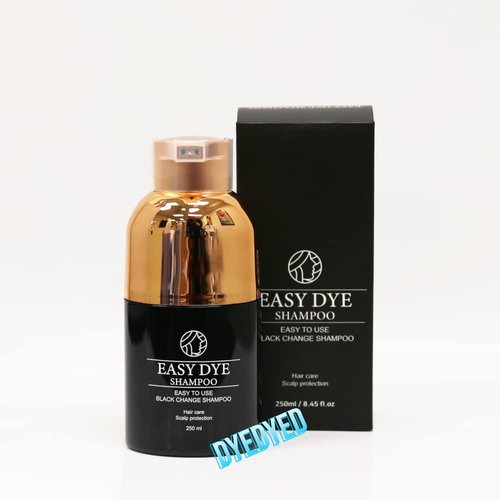 Easy Dye Black Change Shampoo 8.45oz/250ml / Hair Color shampoo/Hair Dye/Hair Color/Brown to Blac...