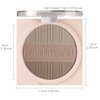 Lilyloria Contour Powder Makeup Palette Matte Face Sculpting Shading Silky Smooth Tone Tuning Flawless Pressed Powder Bronzer, 02 Grey Brown