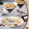 Zhehao 48 Pcs A Tini Bit Older Espresso Martini Party Supplies, 9 Inch Espresso Martini Party Plates for Espresso Martini Birthday Party Decorations