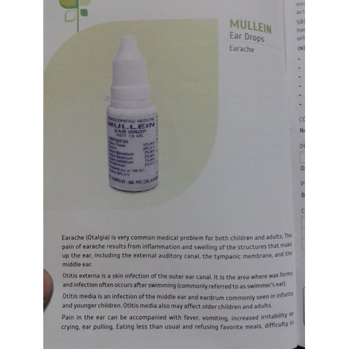 Mullein Ear Drops Ear Infections Earache